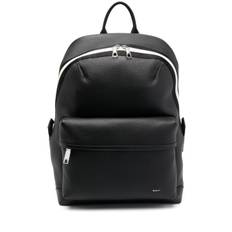 Bally - ryggsäck med präglad logotyp - herr - kalvskinn - one size - Svart