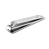 VEGALA Nagelklippare Stainless Steel Nail Clipper, Nail Cutting Machine, Professionell Nail Trimmer, Toe Nail Clipper Nail Tools (Color : Silver, Size : L)
