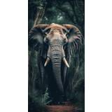 Elephant Path Tavla (Svart, 60 x 120 cm)