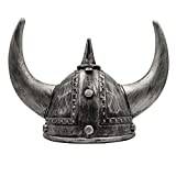 LOOYAR Medeltiden medeltida vikingatiden horn vikingahjälm berserker soldat krigare kostym hatt universallet vuxenleksak för strid lek halloween cosplay LARP