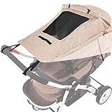 Universal solskydd, Hantoc barnvagn solskydd med solskydd för barnvagnar UV-skydd vattentålig kaki