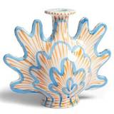 Shell Under The Sea Stoneware Candle Holder / Vase