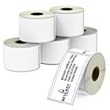 BETCKEY Compatible with Dymo 99014, 54mm x 101mm, LW S0722430, 6 rolls x 240 Shipping Labels, Compatible for Dymo LabelWriter: 310 320 330 Turbo 400 Twin Turbo Duo 450 Twin Turbo Duo SE450