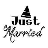 Just Married 01 Poster A3 - Filmkonstaffisch i olika storlekar för vardagsrums- eller sovrumsidéer. Kantlösa kultfilmsbilder Klassiskt ikoniskt 70-tal 80-tal 90-tal Vintage Retro Hem Väggdekor Bilder