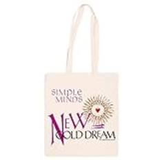 Simple Minds New Gold Dream Beige Totebag Shopping Bag Återanvändbar