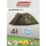 Coleman Darwin 4 Plus Personen Outdoor Zelt grün