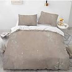 Super King Size påslakan sängkläder med dragkedja andningsbart allergivänligt mikrofiberpåslakan 260 x 220 cm (102,3 x 86,6 tum) + 2 örngott 50 x 75 cm (19,7 x 29,5 tum) marmor