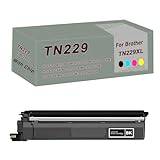 Kompatibel för bror TN229 TN229XL Tonerkassett med chipersättning, högutbytesarbete med HL-L3295CDW/HL-L3300CDW; HL-L8245CDW/MFC-L3720CW-skrivare,BK-1 PCS