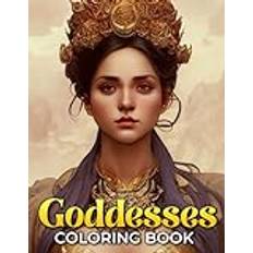 Goddesses Coloring Book: Fun coloring Pages with Premium outline images with easy-to-color, clear shapes, printed on a high-quality paper ... pencils, pens, crayons, markers or paints - Pocketbok