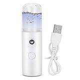 OKJHFD Face Mist Sprayer Deep Hydrating Portable USB Face Steaming Skincare Humidifier for Skin Care Travel Personal Care Eyelash Extensions