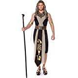 Vuxen kvinnlig grekisk gudinna och manlig prins kostymer Par Day of the Dead maskeradkostymer halloweenkostymer (man, XL)