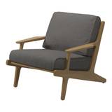 Gloster - Bay Lounge Chair Granite - Utomhusfåtöljer