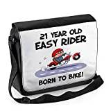21 Year Old Easy Rider - Born To Bike 21:a födelsedagen laptop messengerväska för män