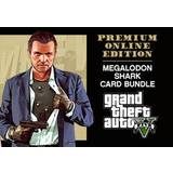 Grand Theft Auto V: Premium Online Edition & Megalodon Shark Card Bundle Rockstar Digital Download CD Key