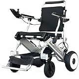 Ultra-portable Folding Electric Wheelchair, Wheelchair Elderly People With Disabilities, Weight Easily Folding Electric Wheelchair,