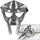 Medieval Amor ansiktsmask MF Doom gladiatormask silver stål ansiktsmask kopia rollspel riddare krigare kostym