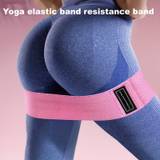 1pc Non-slip Yoga Resistance Band, Fitness Stretching Rope, Suitable For Hip Lifting, Squat, Bodybuilding, Strength Training