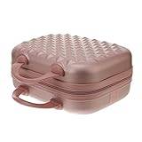 IWOWHERO Smycken kosmetikafodral resesminkhållare roséguld resväska resesminkväska handväskor kosmetisk väska med kapacitet enkel kosmetisk väska Multifunktion kosmetisk låda AbS
