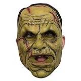 Ghoulish Productions - Monster mask, Moving Line Mouth, Robust latex mask, handmålade, Halloween, Carnival Parade, Kostymfest, En storlek vuxen