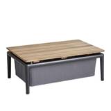 Cane-Line - Conic Box Table, Grey - Soffbord utomhus
