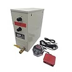Ånggenerator för bastu 3kW/4,5 kW Ånggenerator Bastu Steam Shower Generator Kit For Home Bastu Room SPA Rökmaskin med digital styrenhet med fjärrkontroll för temperatur(Color:3kw)