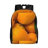MYGANN färska mango axelväska med stor kapacitet för män och kvinnor med justerbara remmar för resor och arbete och affärsresor, Svart, en storlek