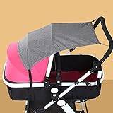 Skuggsegel, universell solskyddssmycket, för barnvagn anti UV UPF50+ solskydd barnvagn, vattentät, vindtät, solskyddsbaldakin för mysig baby babylift