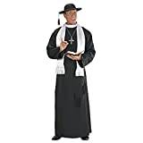 Widmann – Kostym präst, tunika, bälte, pastoral, biskop, pärla, munk, temafest, karneval