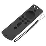XIASABA Fire TV Stick 4K 2018 Remote Control Silicone Protective Case Shockproof Anti Slip Cover (grå)