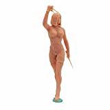 ZEDACAKAI 1/43 figur sexig maskerad kvinnlig killer miniatyr modell GK behöver färgas av dig själv – nr 1