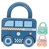 TOYANDONA 3 St nyckelupplåsningsleksak glassvagnsleksaker för småbarn reseleksaker för barn bilar leksaker barnleksaker förskoleleksaker lås och nyckel leksak nyckel- låsa upp