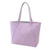 Handväska axelväska för kvinnor skolväska höga solida väskor messenger ersättningsremmar för handväskor (lila, en storlek)
