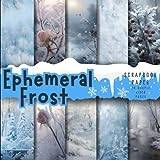 Ephemeral Frost scrapbook paper, 8.5x8.5, 10 Designs, 20 Double-Sided Sheets: Scrapbooking Paper for Junk Journals, Decorative craft Paper for Gift, ... & Mixed Media, Origami, Collage & Card Making - Pocketbok
