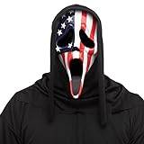 Fun World Patriotisk spöke ansiktsmask standard