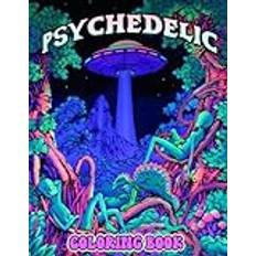 Psychedelic Coloring Book: Fun coloring Pages with Premium outline images with easy-to-color, clear shapes, printed on a high-quality paper ... pencils, pens, crayons, markers or paints - Pocketbok