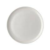 Rosenthal Jade lyft vit tallrik platt 28 cm – benporslin tallrik för middag, platta tallrikar, mattallrik rund, servis för diskmaskin och mikrovågsugn, höjd 2,5 cm, vit