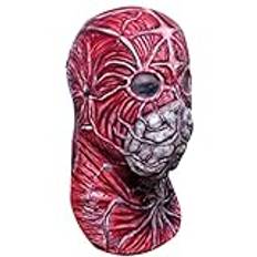 Ghoulish Productions - Gas biomekanisk varelse mask, röd hud varelse latexmask. Röd hudmask med vener. Mask gasmask. En storlek latexmask