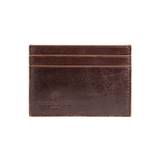Simon Carter Cinnamon Edge Brown Leather Credit Card Holder