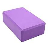 High Density Yoga Brick EVA Foam Eco Friendly Yoga Block Support Fördjupa poser Hemgymutrustning (Color : Purple, Size : A)
