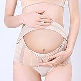Graviditetsbukbälte, Stressavlastning Gravidmagsbälte Nylon Andas Justerbar Hudfärg för Hemmet (M)