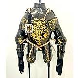 HISTORISKT HANDICRAFT medeltida halvkropp rustning av en rik riddare prins SCA LARP rollspel kostym för män Hallloween rekvisita renässans bärbar historisk kostym