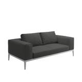 Gloster - Grid Sofa, Frame White, Kat.B Blend Coal - Soffor utomhus - Henrik Pedersen