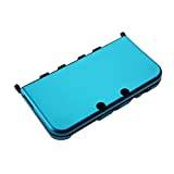 OSTENT Hard Aluminum Case Cover Skin Protector Compatible for Nintendo New 3DS LL/XL Console - Color Light Blue