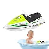 Bexdug Motoriserade poolleksaker,båtbadleksaker - Barnbadleksak Jet Ski Motorbåtleksak | Motordriven poolflotte, snabbbåt för vattenleksak, motordriven poolleksak för barn, leksak för småbåtsmodeller
