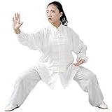 Fyra säsonger Tai Chi Uniform Set, Kampsportsdräkt Kung Fu Tai Chi Kläder Kampsport Kläder Kampsport Kläder Jacka Byxor (Färg: E, Storlek: XXXL) (D XL)