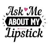 Ask Me About My Lipstick 2 01 A0 Poster on Canvas - Filmkonstaffisch i olika storlekar för vardagsrums- eller sovrumsidéer. Kantlösa kultfilmsbilder Klassiskt ikoniskt 70-tal 80-tal 90-tal Vintage Re