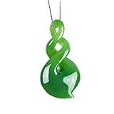 Jadehalsband kvinnor,Naturligt Grönt Handsnidat Hjärtformat Jadehänge Mode Boutique Smycken Män och Kvinnor Halsband Presenttillbehör