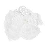 Douuod Woman, Accessoarer, Dam, Vit, ONE Size, Bomull, Handgjord Vit Camelia Brosch