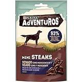 Purina Adventuros High Meat Mini biffar, snacks, godis för hundar med hög kötthalt, rådjur, 7 påsar med 70 g