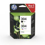 Bläck HP 304 2-pack Svart